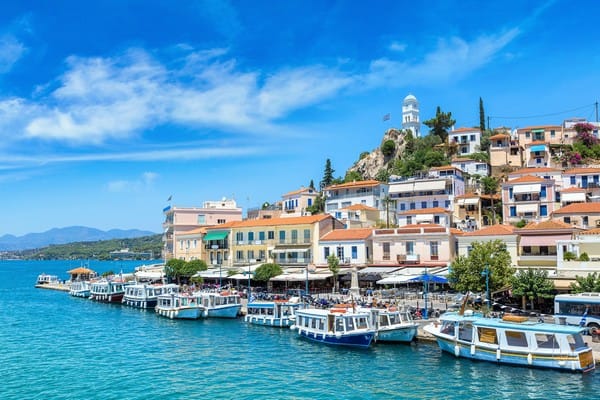 Poros,Island,In,A,Summer,Day,In,Greece