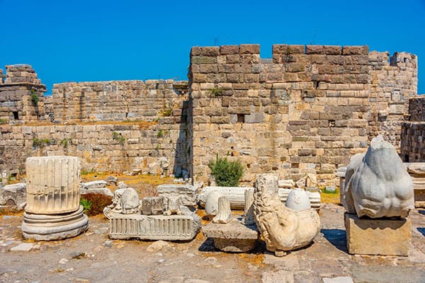 Het Kasteel Neratzia op Kos