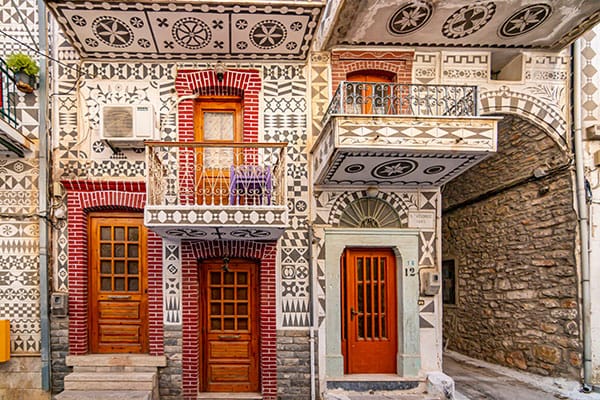 Het ‘Geschilderde dorp’ Pyrgi op Chios