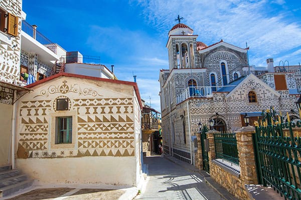 Het ‘Geschilderde dorp’ Pyrgi op Chios